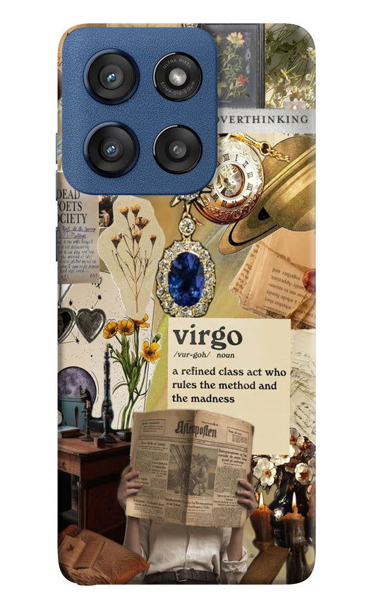 Virgo Zodiac Moto Edge 60 Stylus Hard Case Back Cover by Casekaro