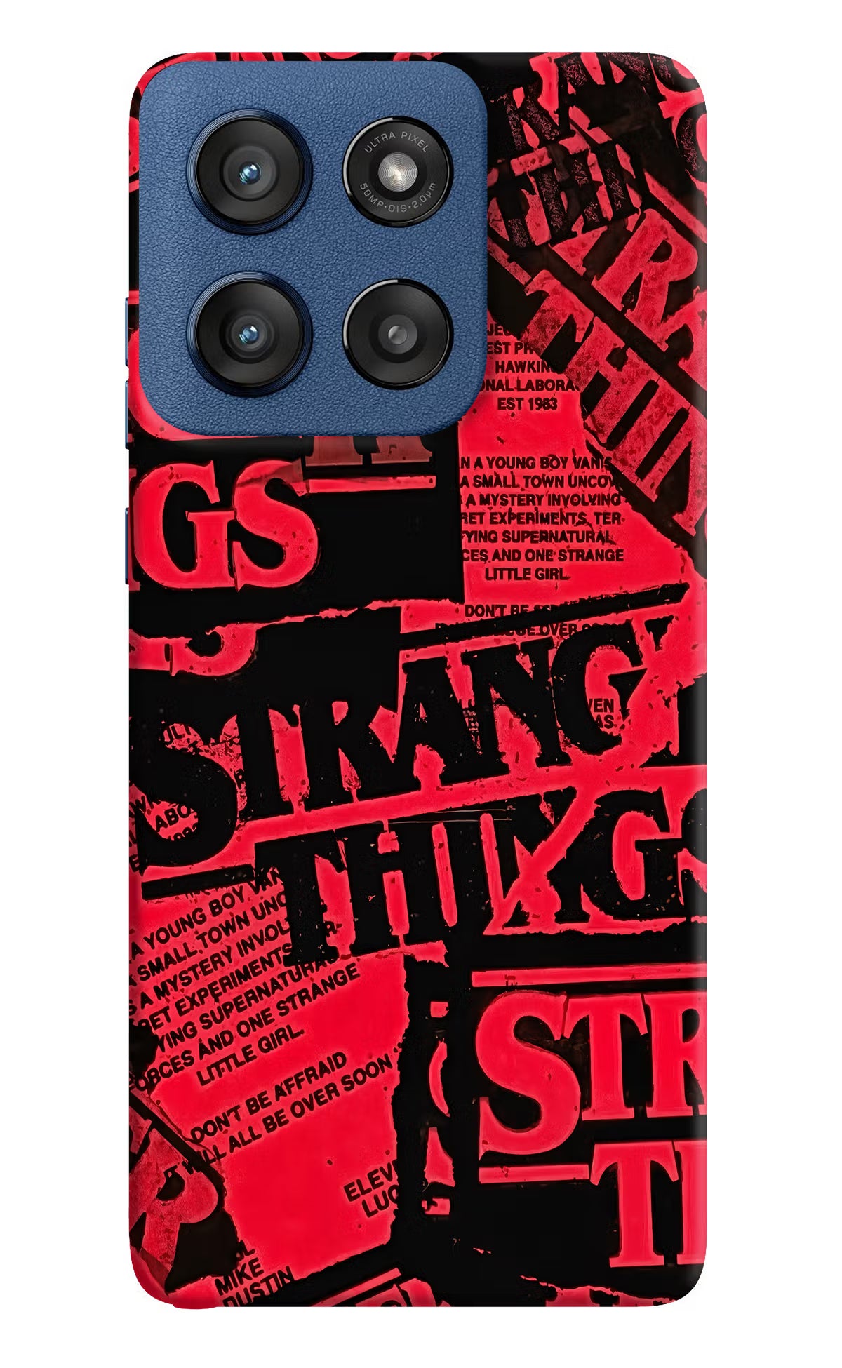 Ordinary Things Moto Edge 60 Stylus Hard Case Back Cover by Casekaro