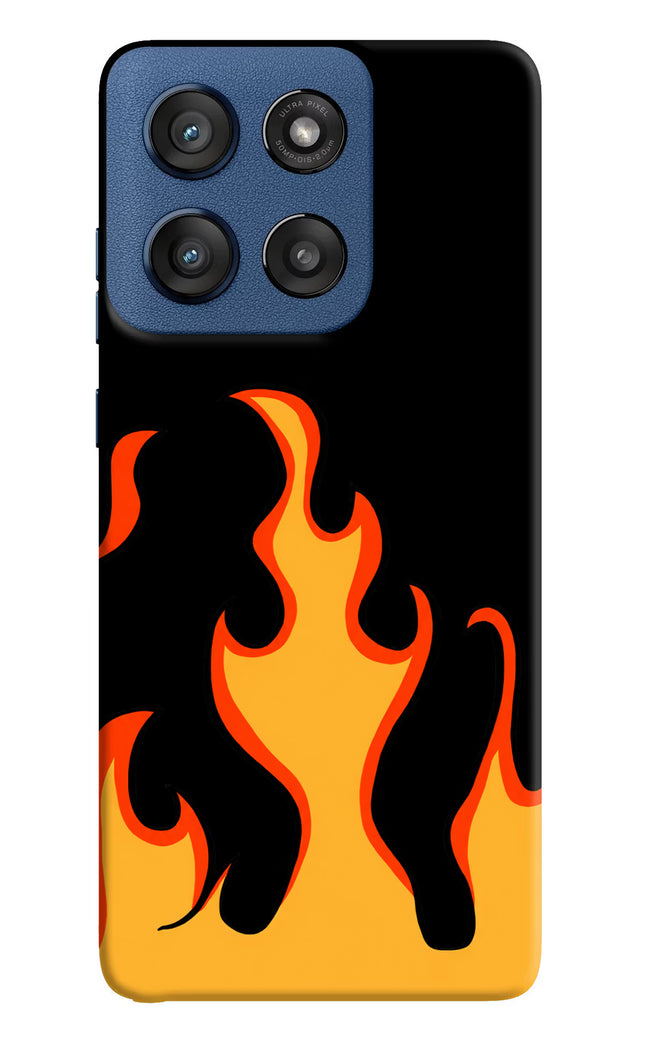 Fired Up – Black Moto Edge 60 Stylus Hard Case Back Cover by Casekaro