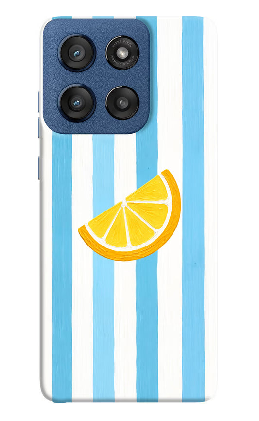 Summer Lemon Moto Edge 60 Stylus Hard Case Back Cover by Casekaro