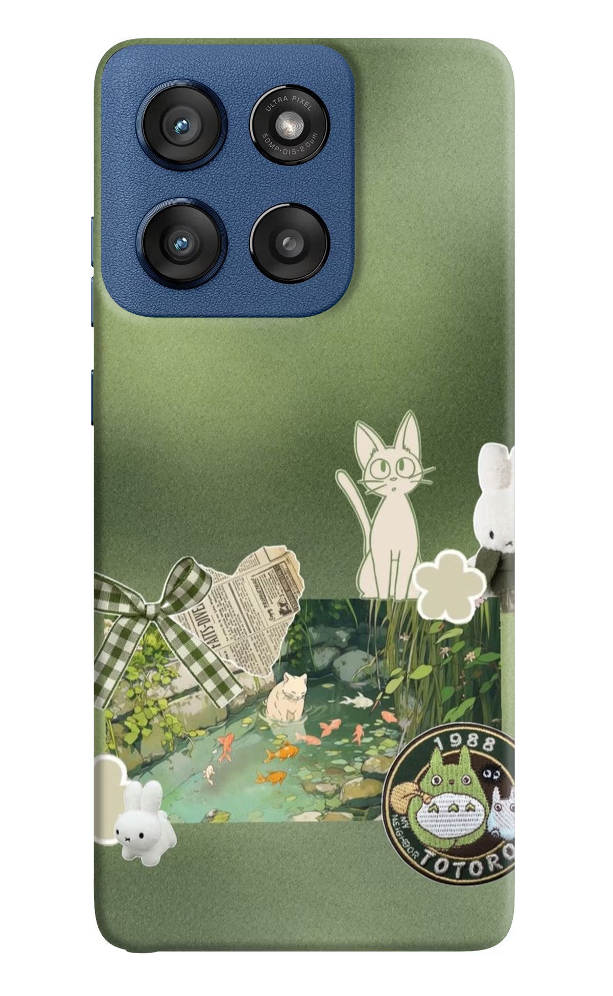 Aesthetic anime Moto Edge 60 Stylus Back Cover