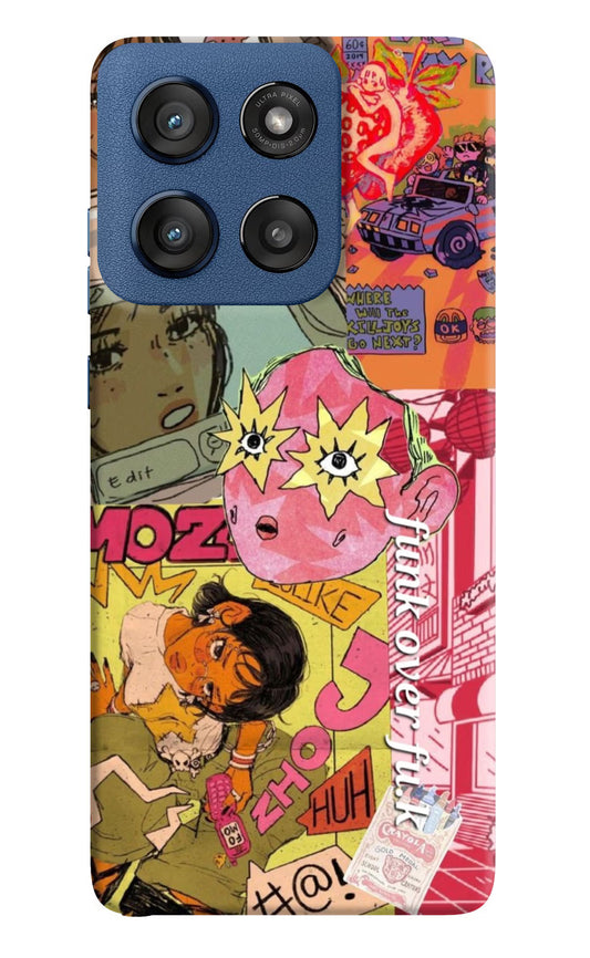 Funkover Moto Edge 60 Stylus Hard Case Back Cover by Casekaro
