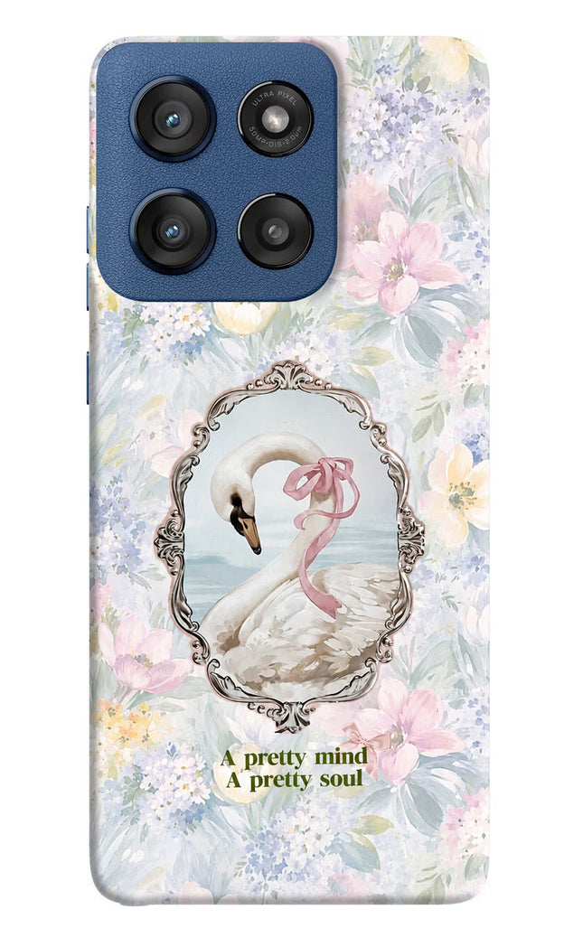 Pretty Mind Pretty Soul Moto Edge 60 Stylus Hard Case Back Cover by Casekaro