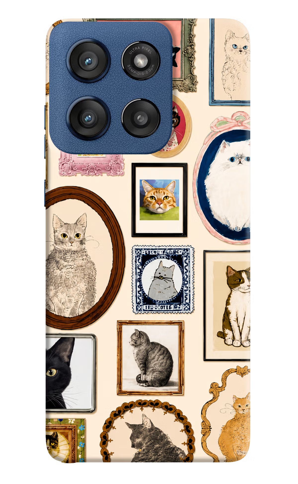 Mirror Cats Moto Edge 60 Stylus Back Cover