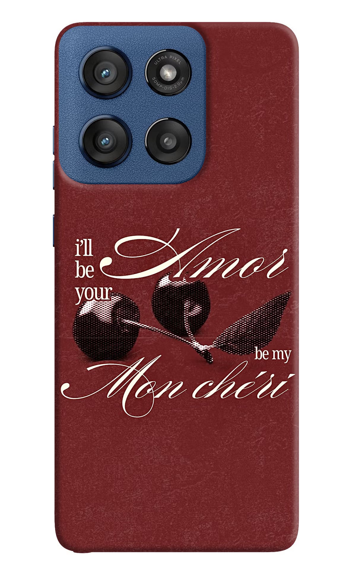 Velvet Cherry Moto Edge 60 Stylus Back Cover