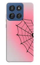 Pink Web Moto Edge 60 Stylus Hard Case Back Cover by Casekaro