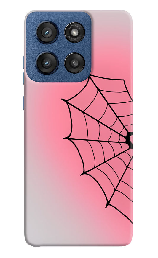 Pink Web Moto Edge 60 Stylus Hard Case Back Cover by Casekaro