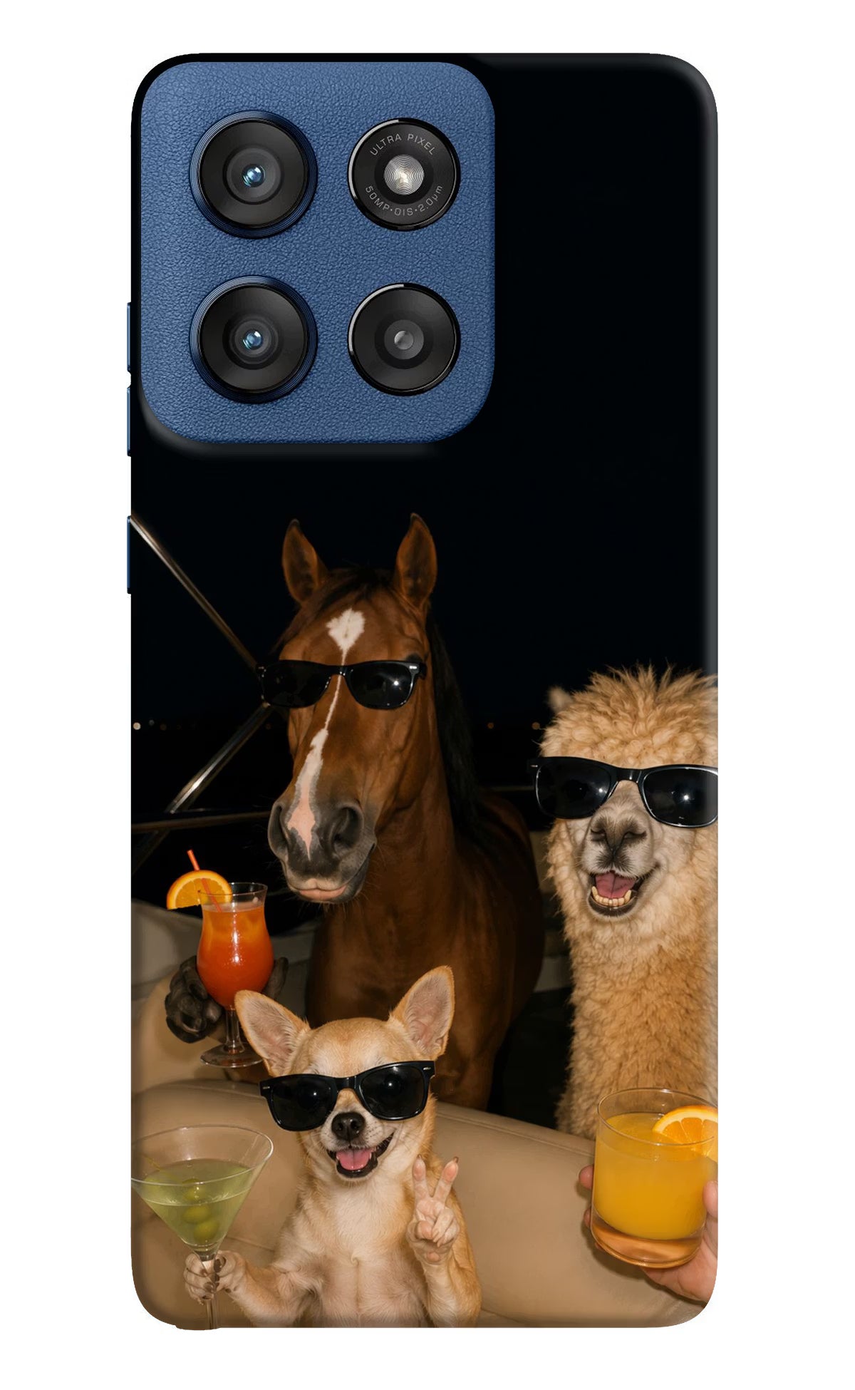 Party Squad Moto Edge 60 Stylus Back Cover
