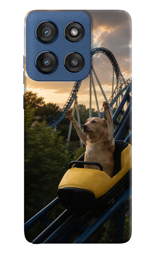Rollercoaster Dog Moto Edge 60 Stylus Hard Case Back Cover by Casekaro