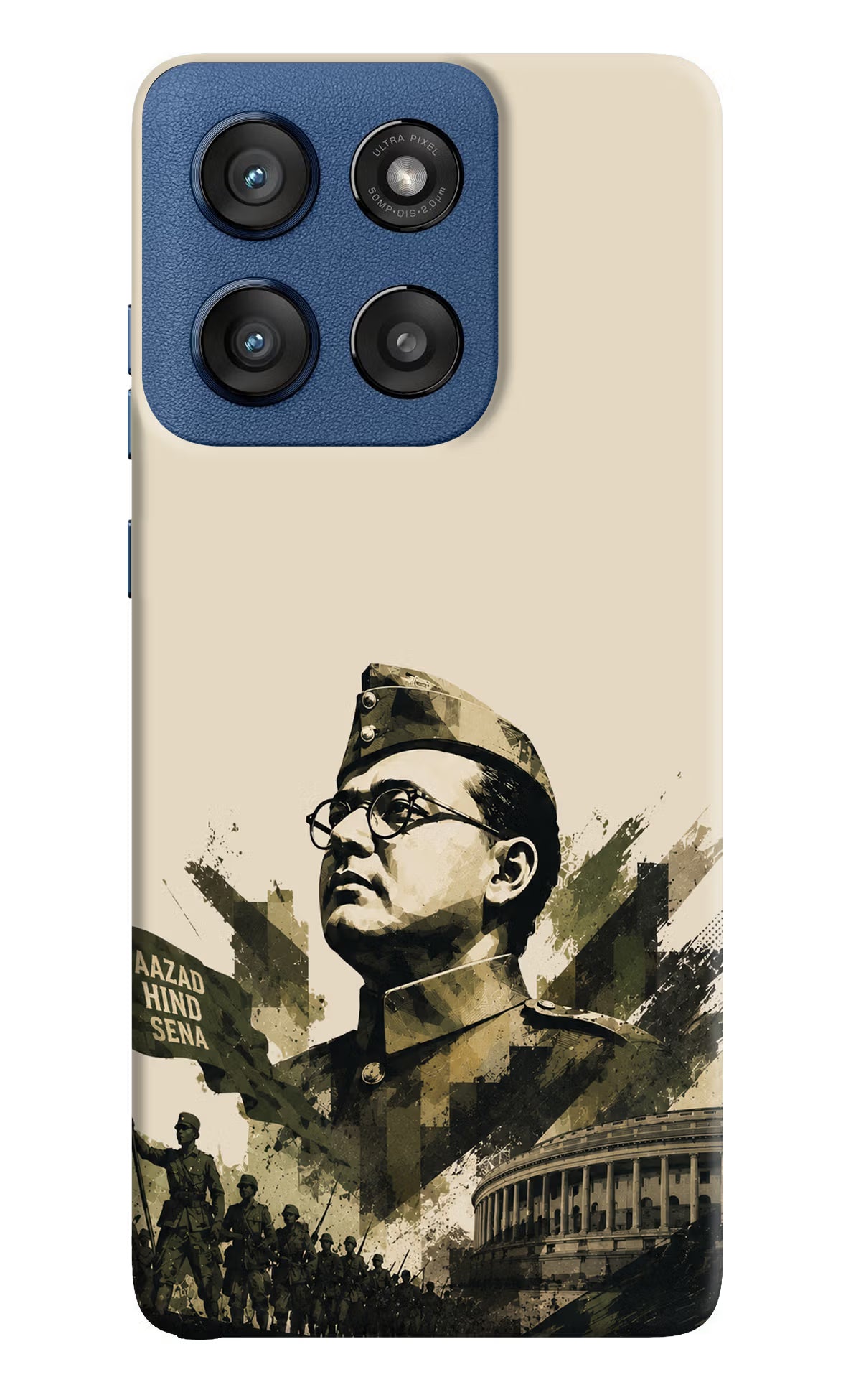 Netaji Rising Moto Edge 60 Stylus Back Cover