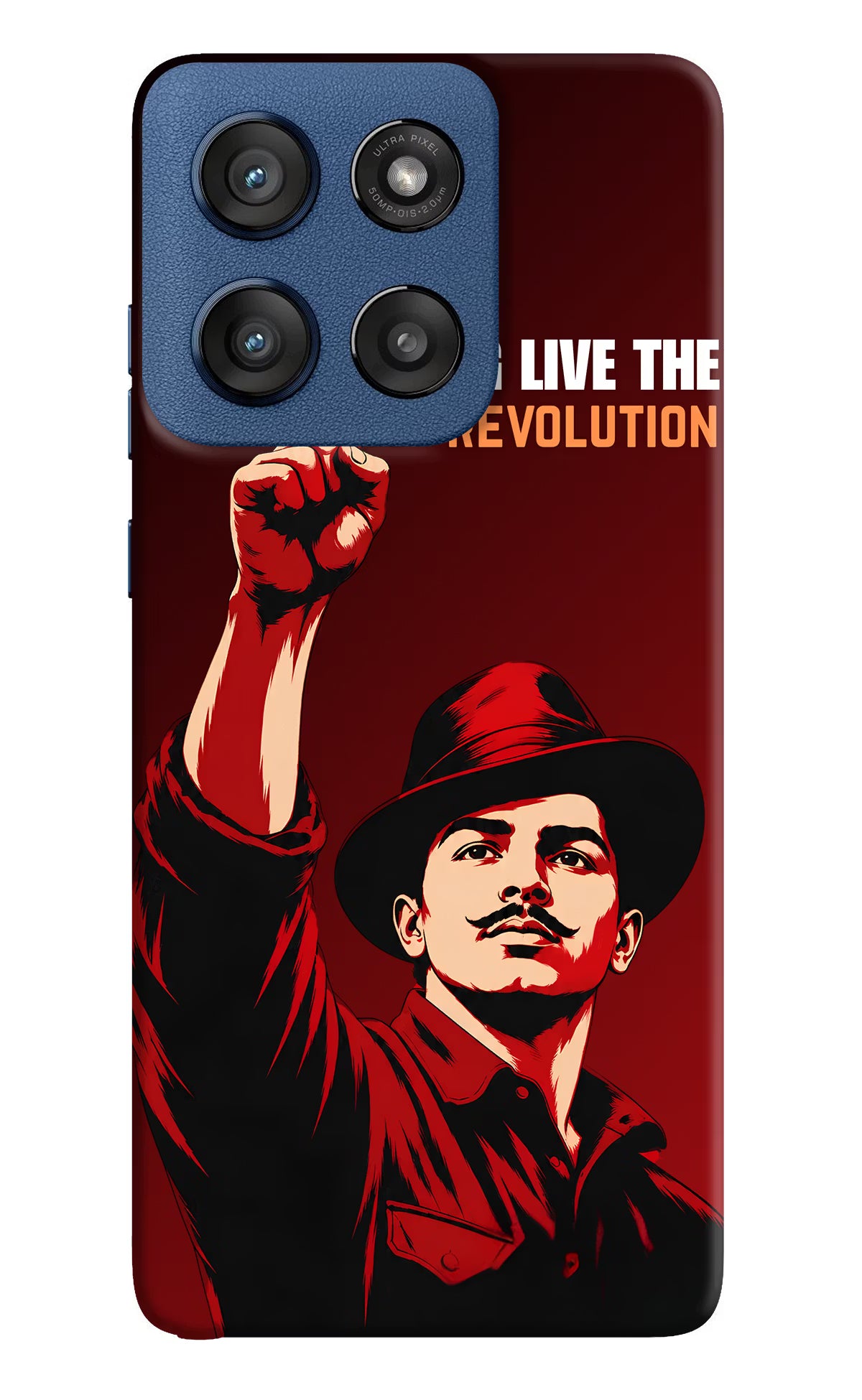 Bhagat Singh Revolution Moto Edge 60 Stylus Back Cover