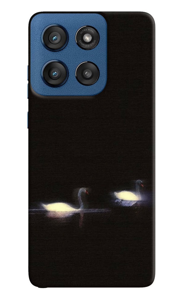 Silent Swans Moto Edge 60 Stylus Hard Case Back Cover by Casekaro