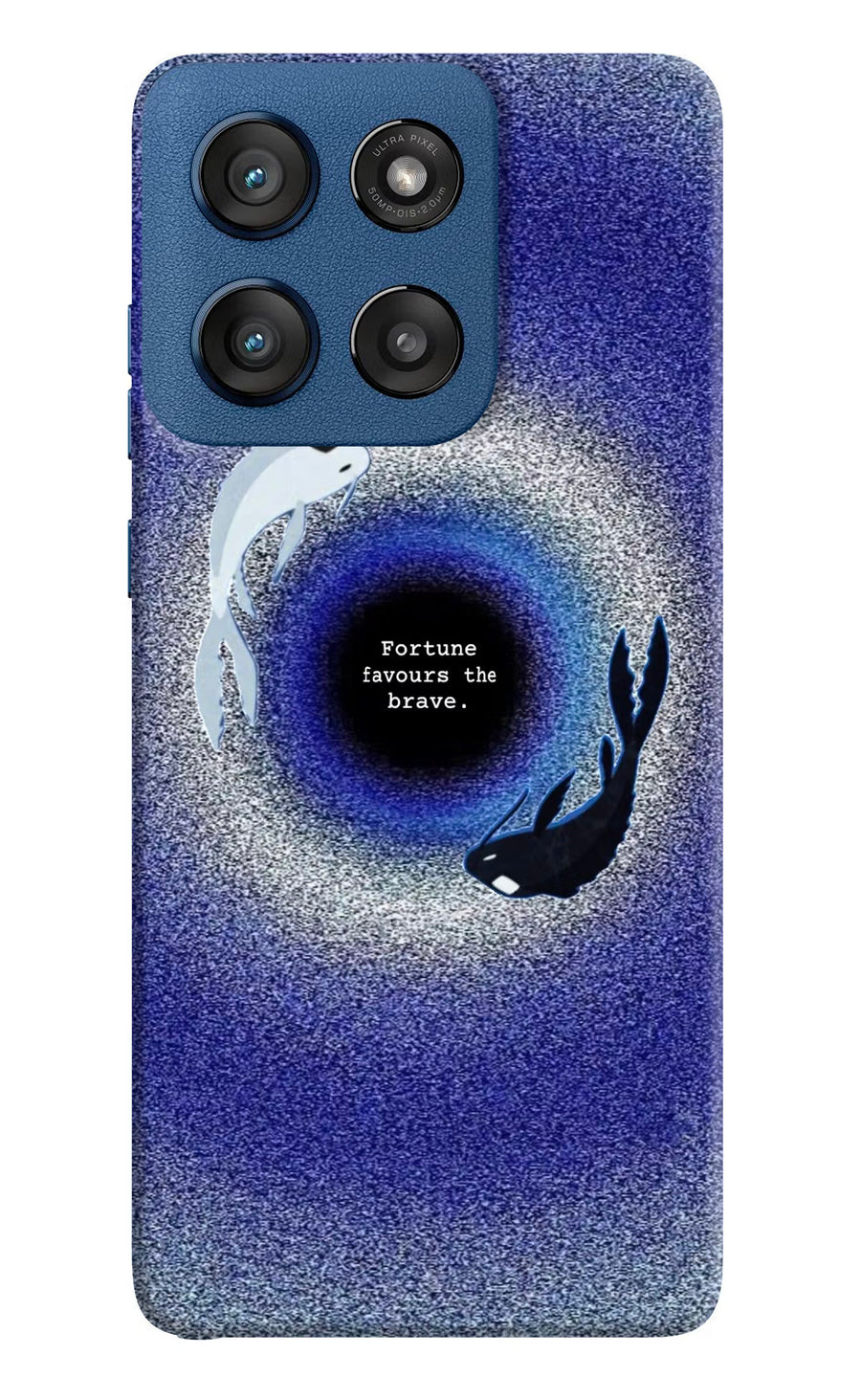 Dark Koi Moto Edge 60 Stylus Back Cover, Hard case