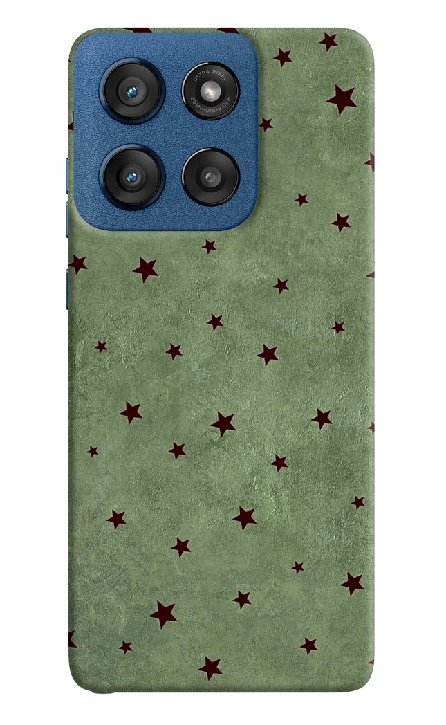 Green Stars Moto Edge 60 Stylus Hard Case Back Cover by Casekaro