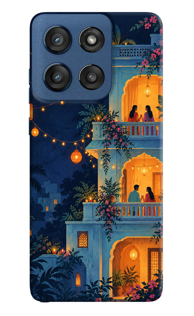 Balcony Glow Moto Edge 60 Stylus Hard Case Back Cover by Casekaro