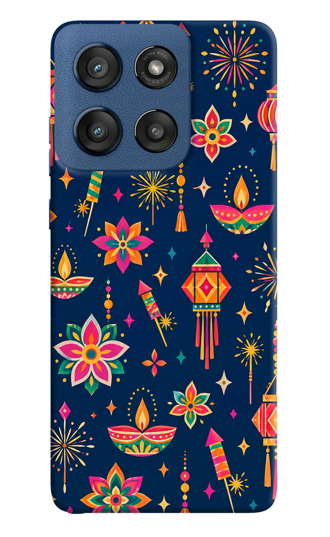 Festive Pop Moto Edge 60 Stylus Hard Case Back Cover by Casekaro