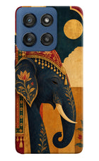 Royal Elephant Moto Edge 60 Stylus Hard Case Back Cover by Casekaro
