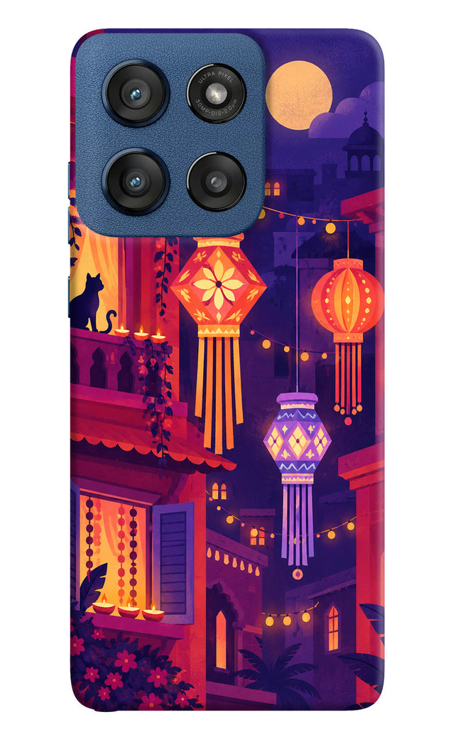 Lantern Lane Moto Edge 60 Stylus Hard Case Back Cover by Casekaro