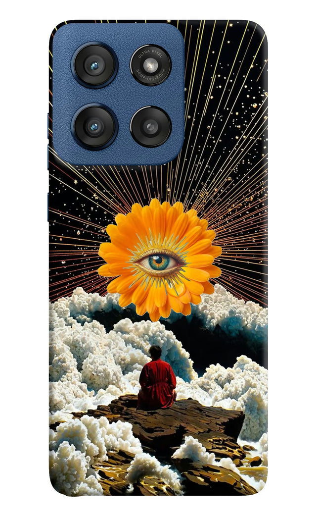 Cosmic Flower Moto Edge 60 Stylus Hard Case Back Cover by Casekaro