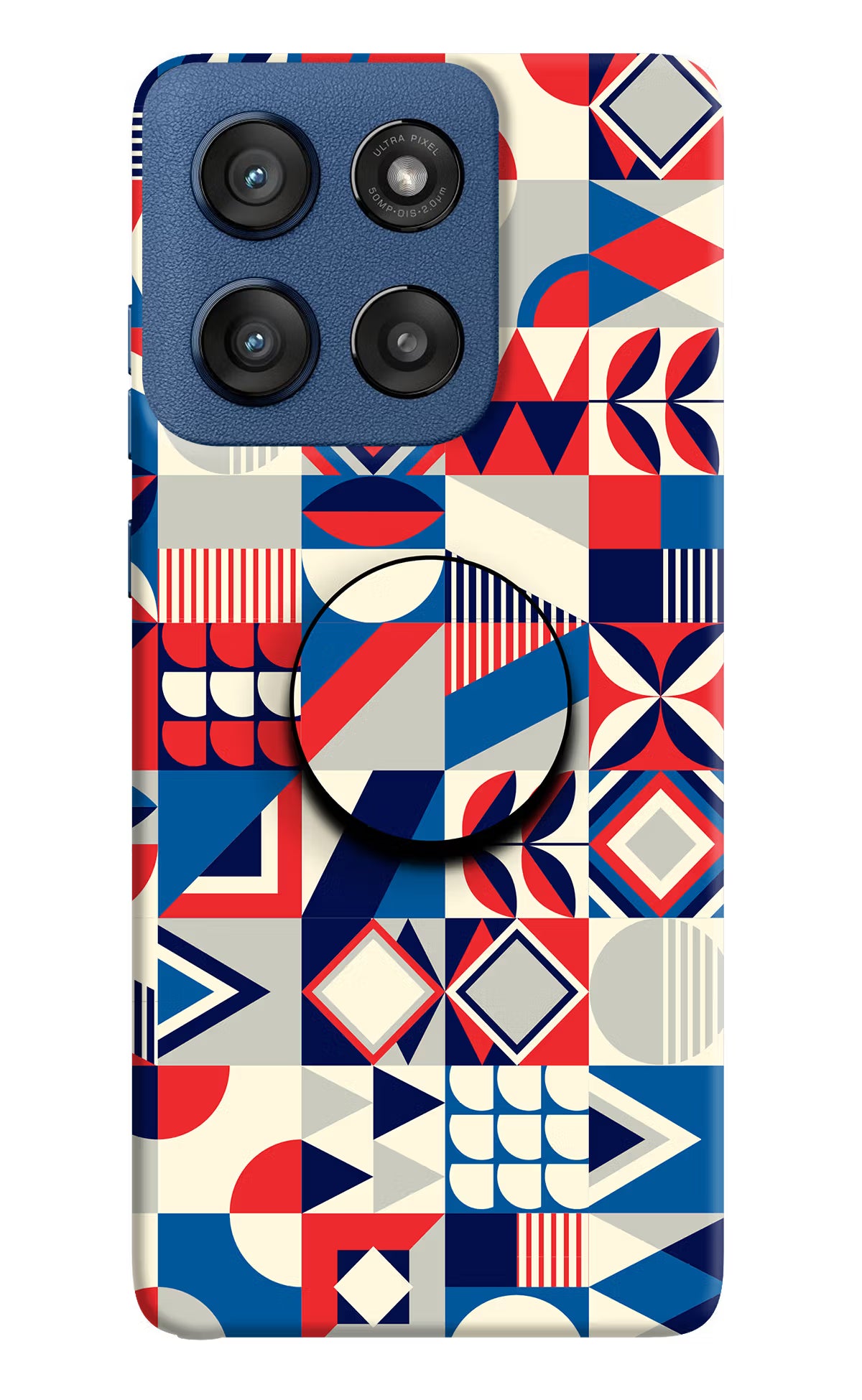 Colorful Pattern Moto Edge 60 Stylus Pop Case by Casekaro