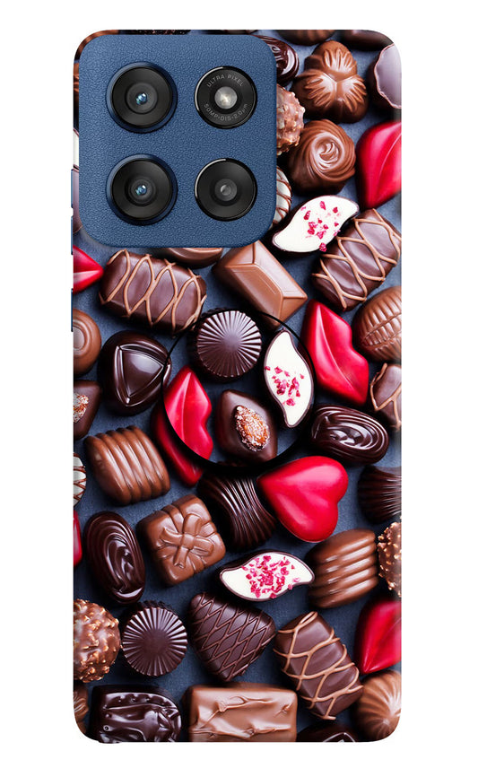 Chocolates Moto Edge 60 Stylus Pop Case by Casekaro