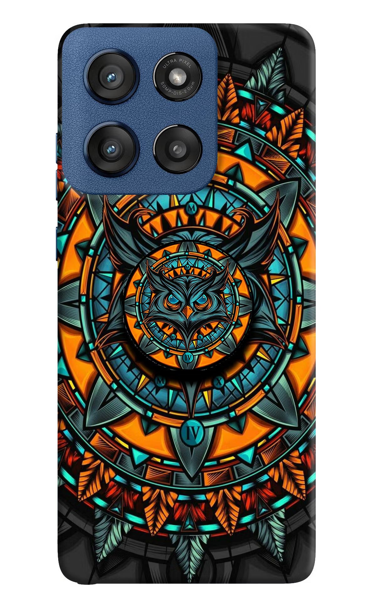 Angry Owl Moto Edge 60 Stylus Pop Case by Casekaro