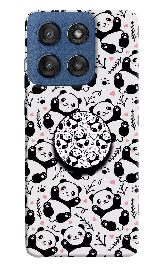 Cute Panda Moto Edge 60 Stylus Pop Case by Casekaro