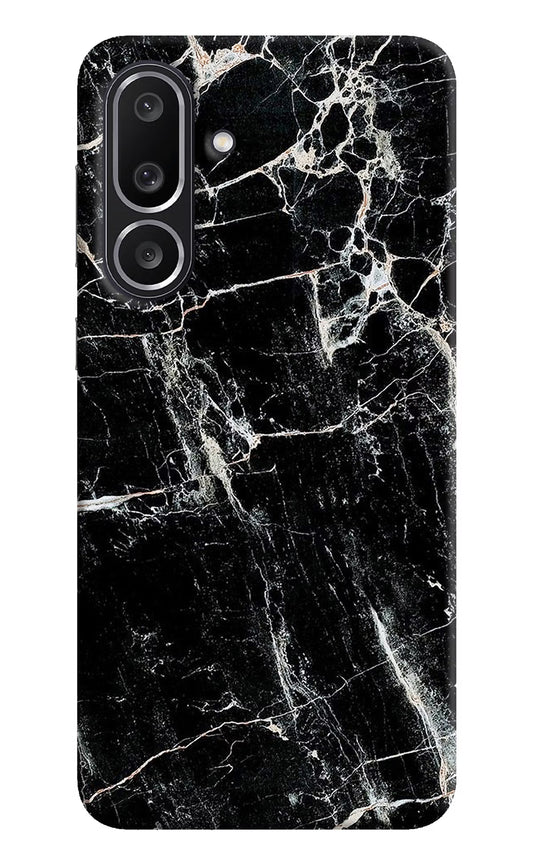 Black Marble Texture Samsung M56 5G Hard Case Back Cover by Casekaro