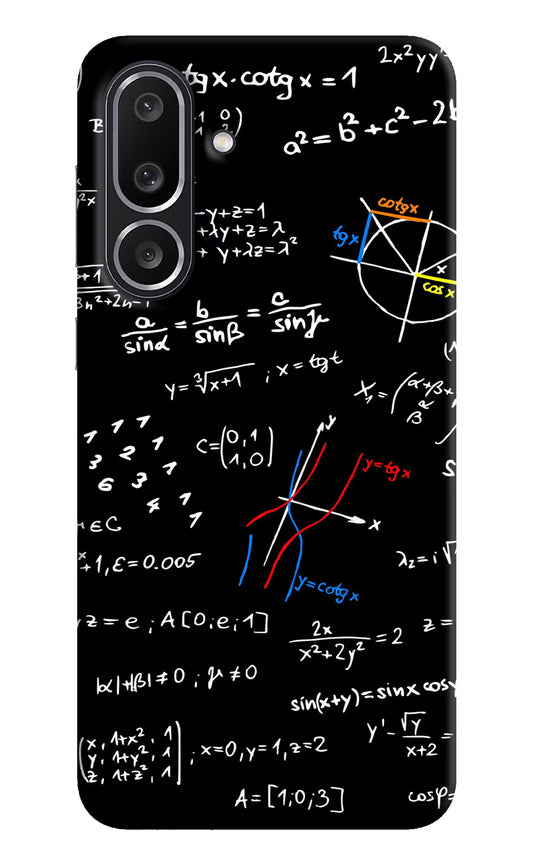Mathematics Formula Samsung M56 5G Hard Case Back Cover by Casekaro
