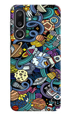 Space Abstract Samsung M56 5G Hard Case Back Cover by Casekaro