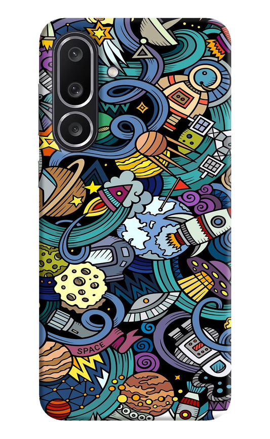 Space Abstract Samsung M56 5G Hard Case Back Cover by Casekaro