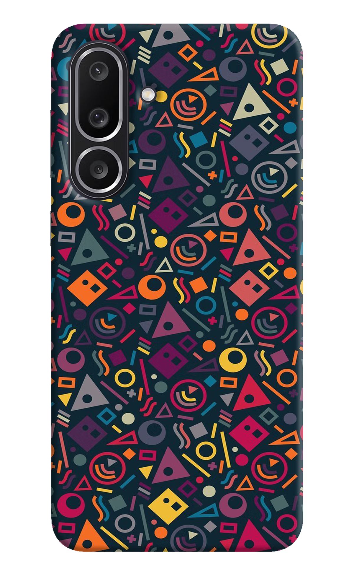 Geometric Abstract Samsung M56 5G Hard Case Back Cover by Casekaro