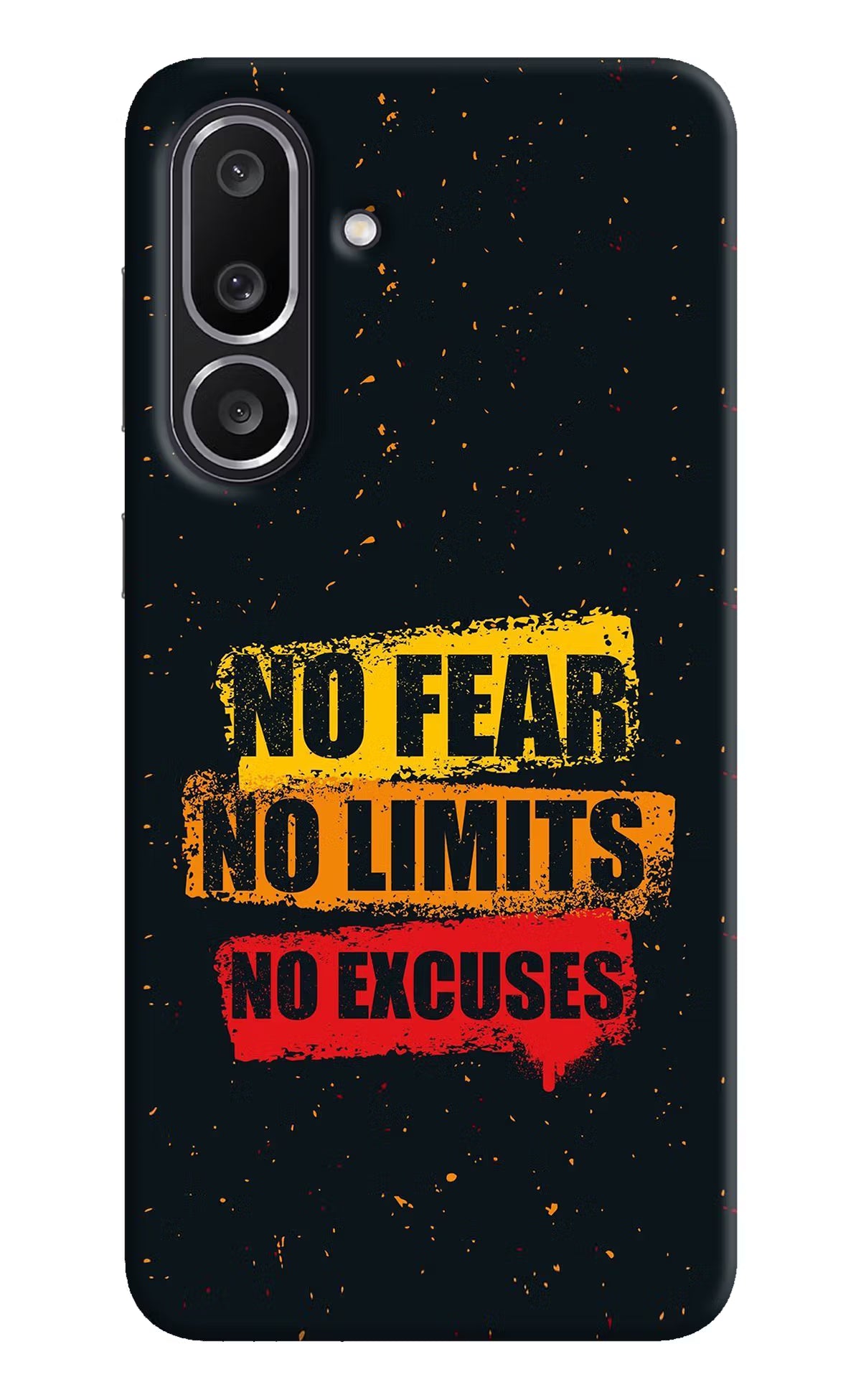 No Fear No Limits No Excuse Samsung M56 5G Hard Case Back Cover by Casekaro