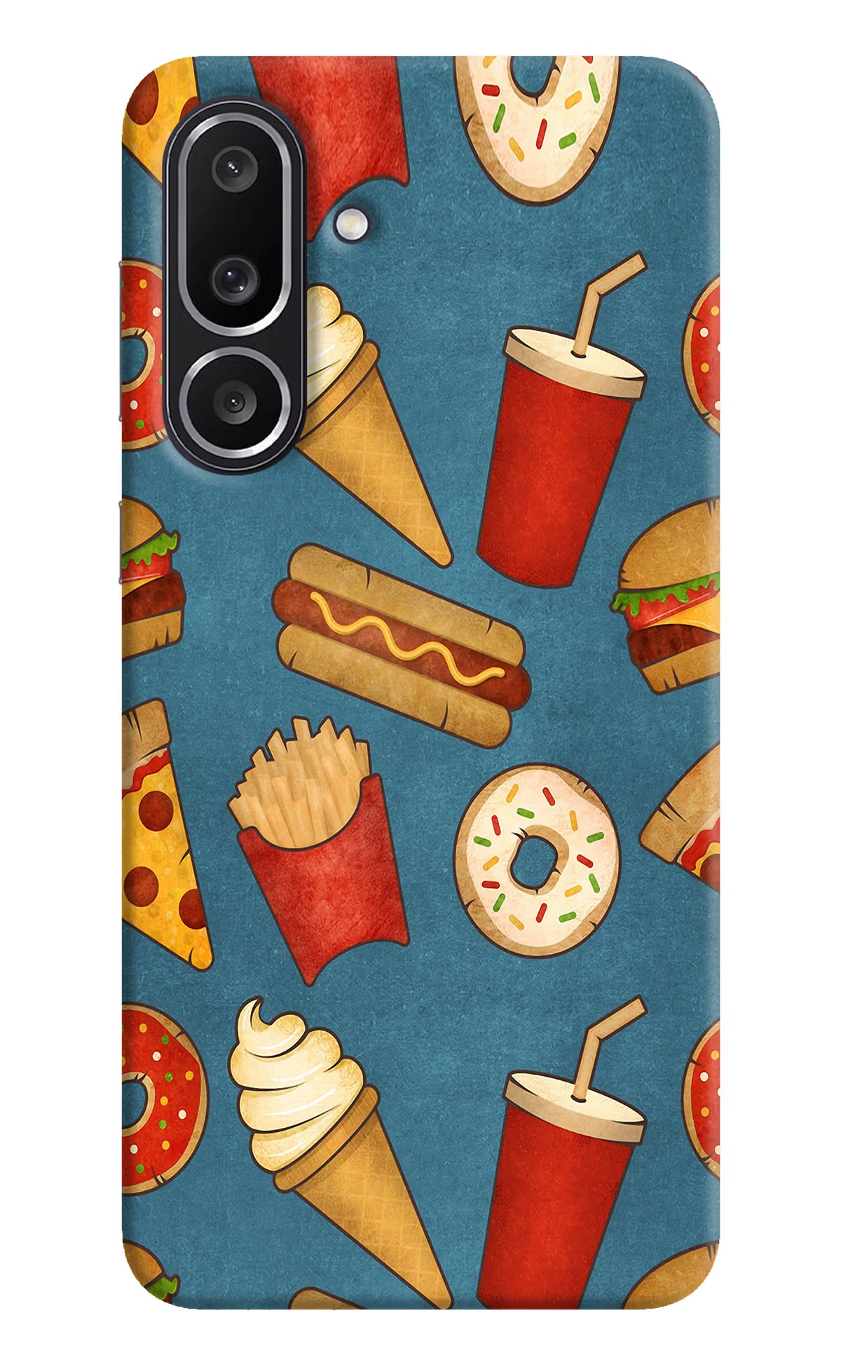 Foodie Samsung M56 5G Hard Case Back Cover by Casekaro