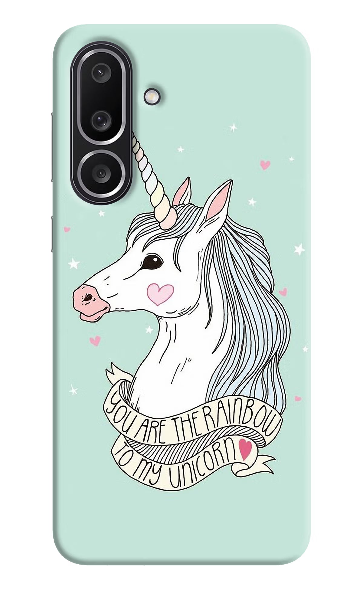 Unicorn Wallpaper Samsung M56 5G Hard Case Back Cover by Casekaro