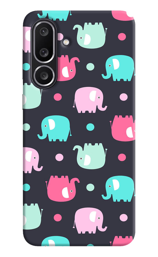 Elephants Samsung M56 5G Hard Case Back Cover by Casekaro