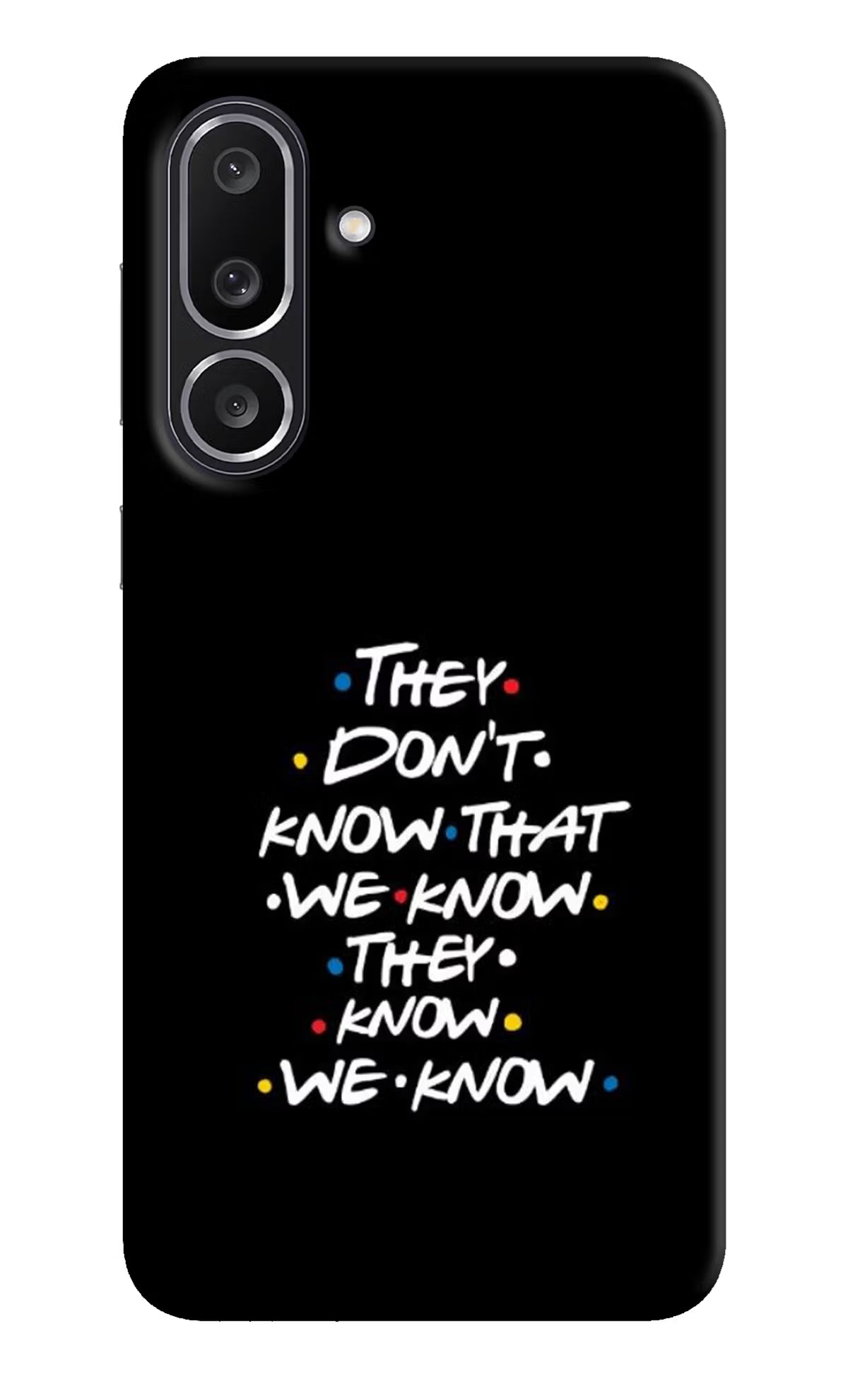 FRIENDS Dialogue Samsung M56 5G Hard Case Back Cover by Casekaro