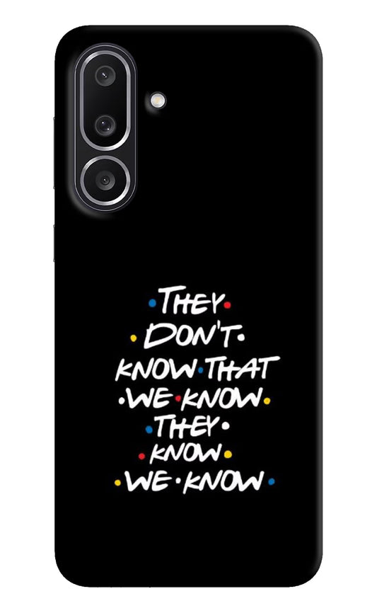 FRIENDS Dialogue Samsung M56 5G Hard Case Back Cover by Casekaro