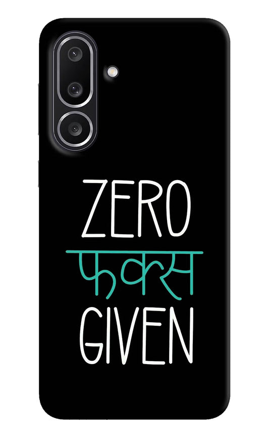 Zero Fucks Given Samsung M56 5G Hard Case Back Cover by Casekaro