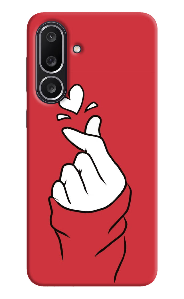 Korean Love Sign Samsung M56 5G Hard Case Back Cover by Casekaro