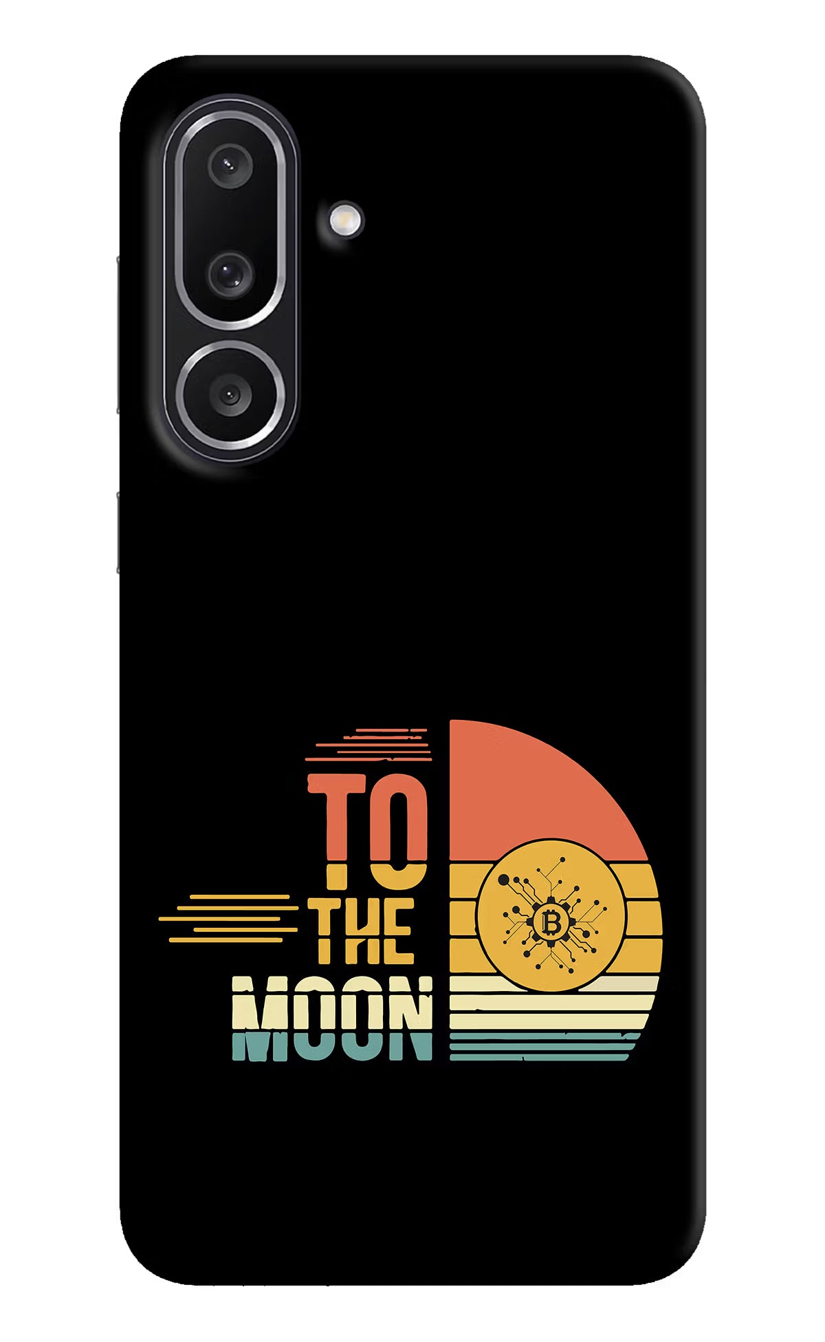 To the Moon Samsung M56 5G Hard Case Back Cover by Casekaro
