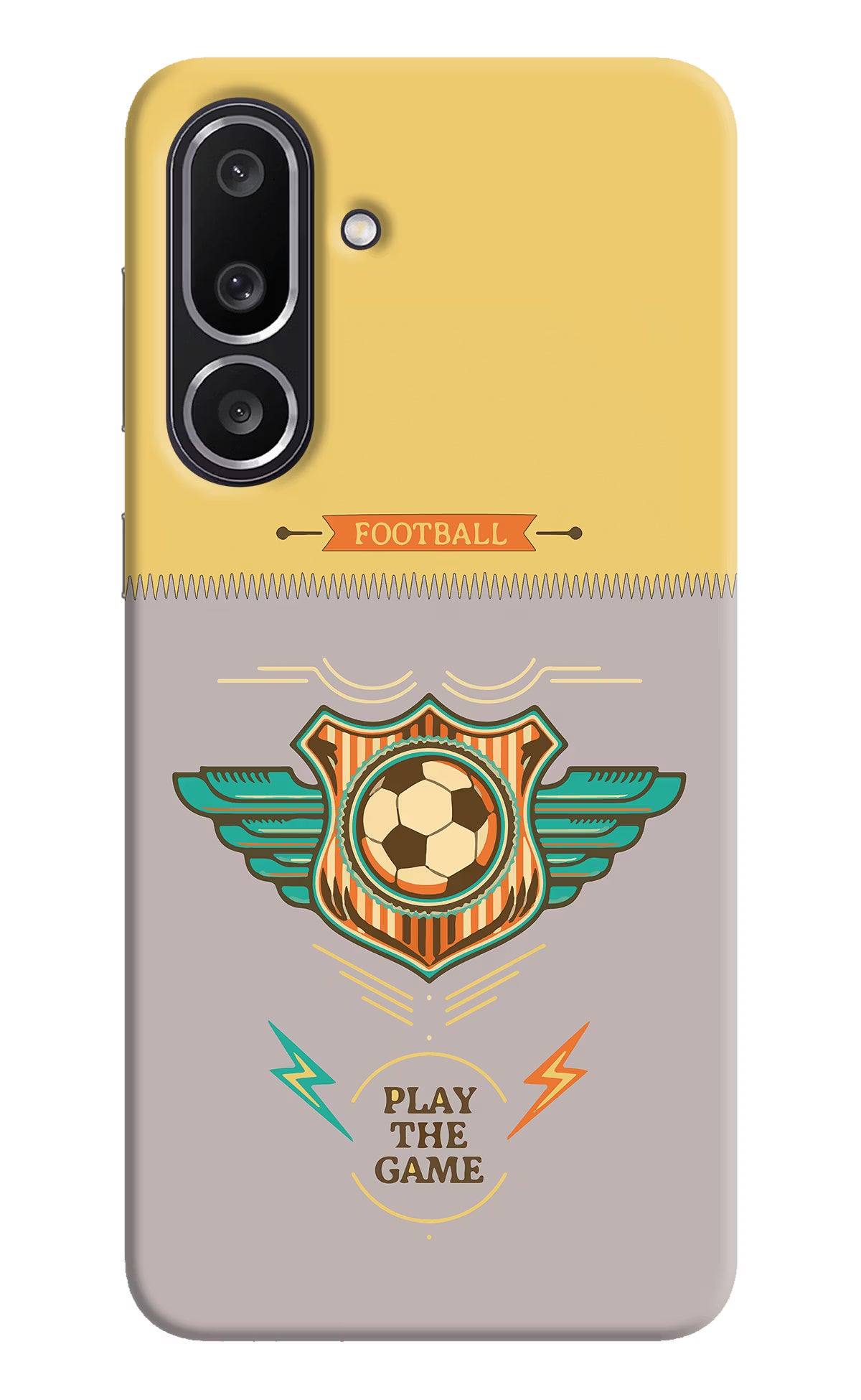 Football Samsung M56 5G Hard Case Back Cover by Casekaro