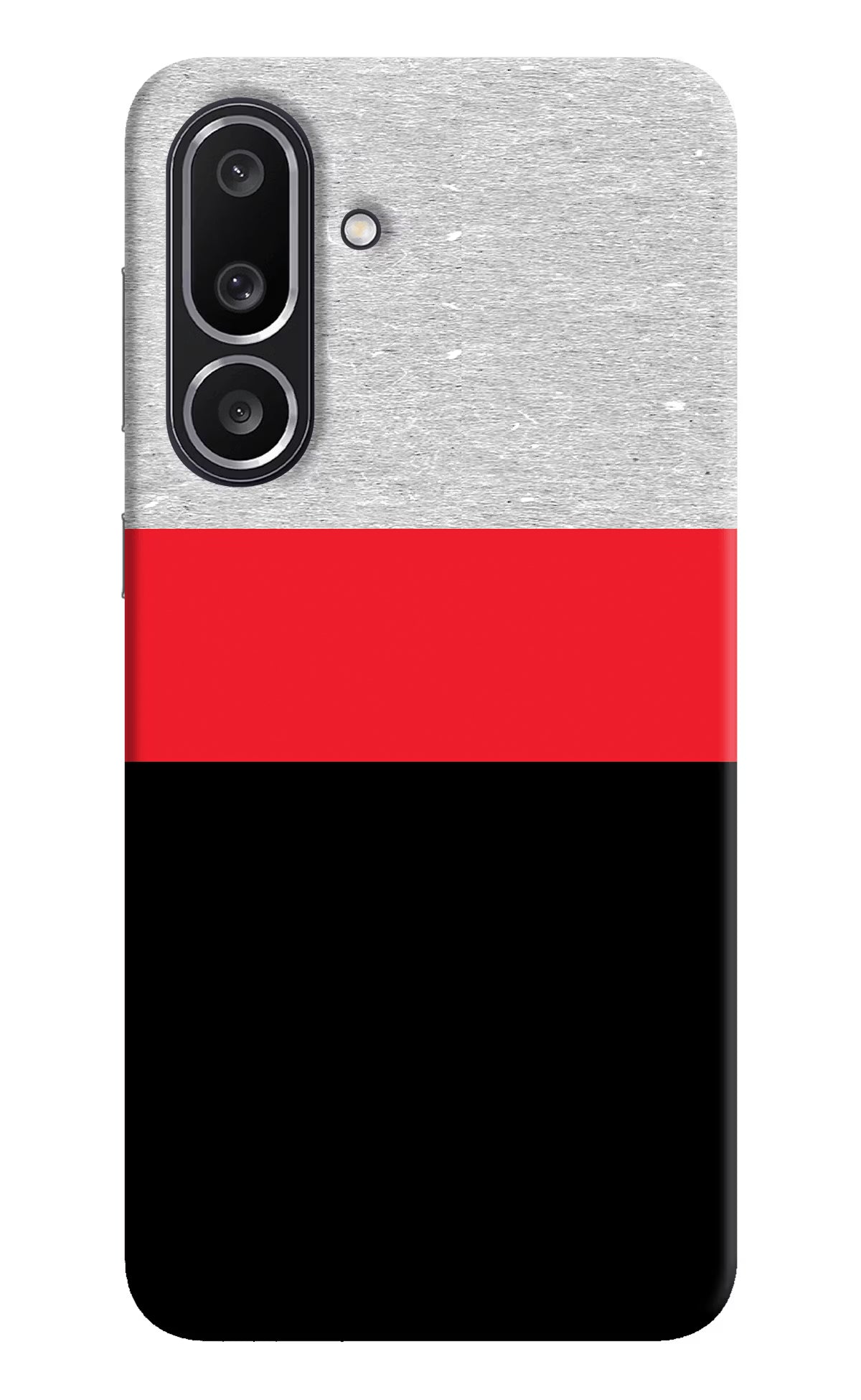 Tri Color Pattern Samsung M56 5G Hard Case Back Cover by Casekaro