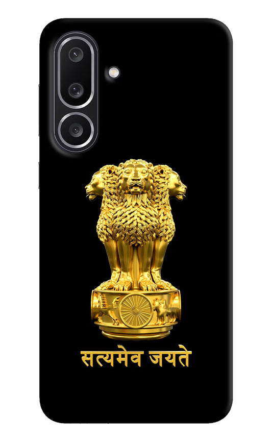 Satyamev Jayate Golden Samsung M56 5G Hard Case Back Cover by Casekaro