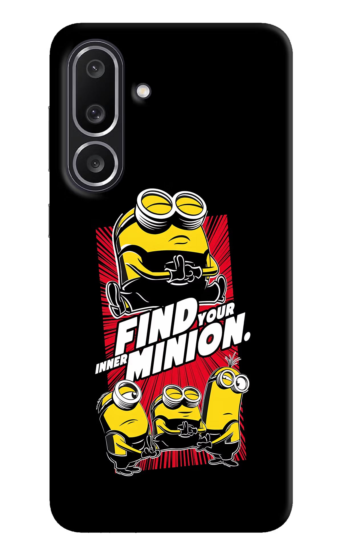 Find your inner Minion Samsung M56 5G Hard Case Back Cover by Casekaro