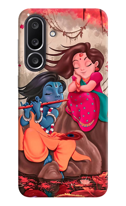 Radhe Krishna Samsung M56 5G Hard Case Back Cover by Casekaro