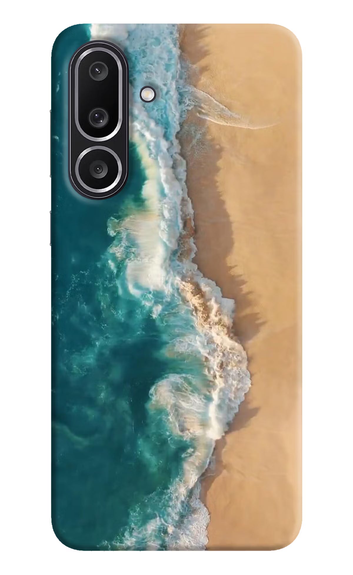 Ocean Beach Samsung M56 5G Hard Case Back Cover by Casekaro