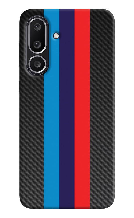 BMW Stripes Pattern Samsung M56 5G Hard Case Back Cover by Casekaro