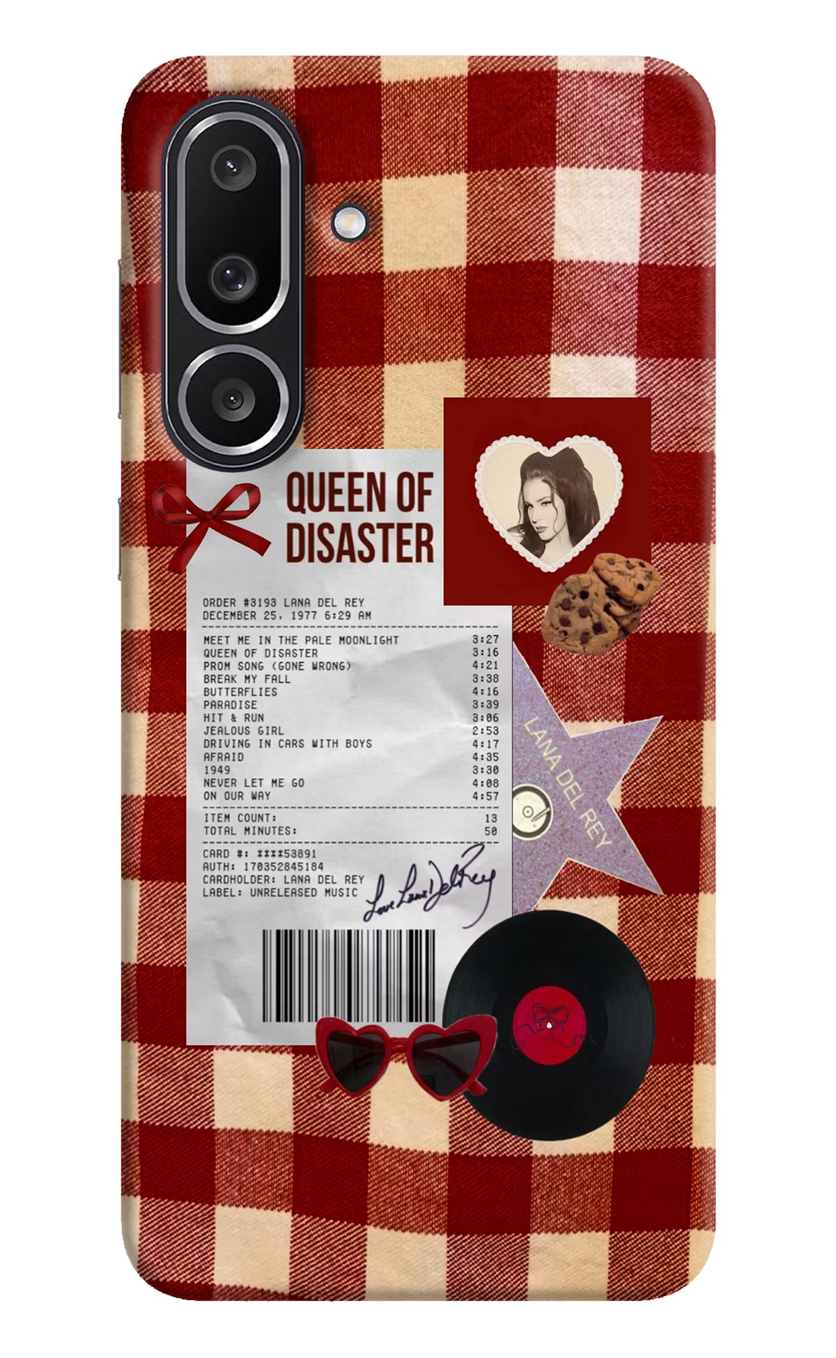 Queen of Disaster Samsung M56 5G Hard Case Back Cover by Casekaro