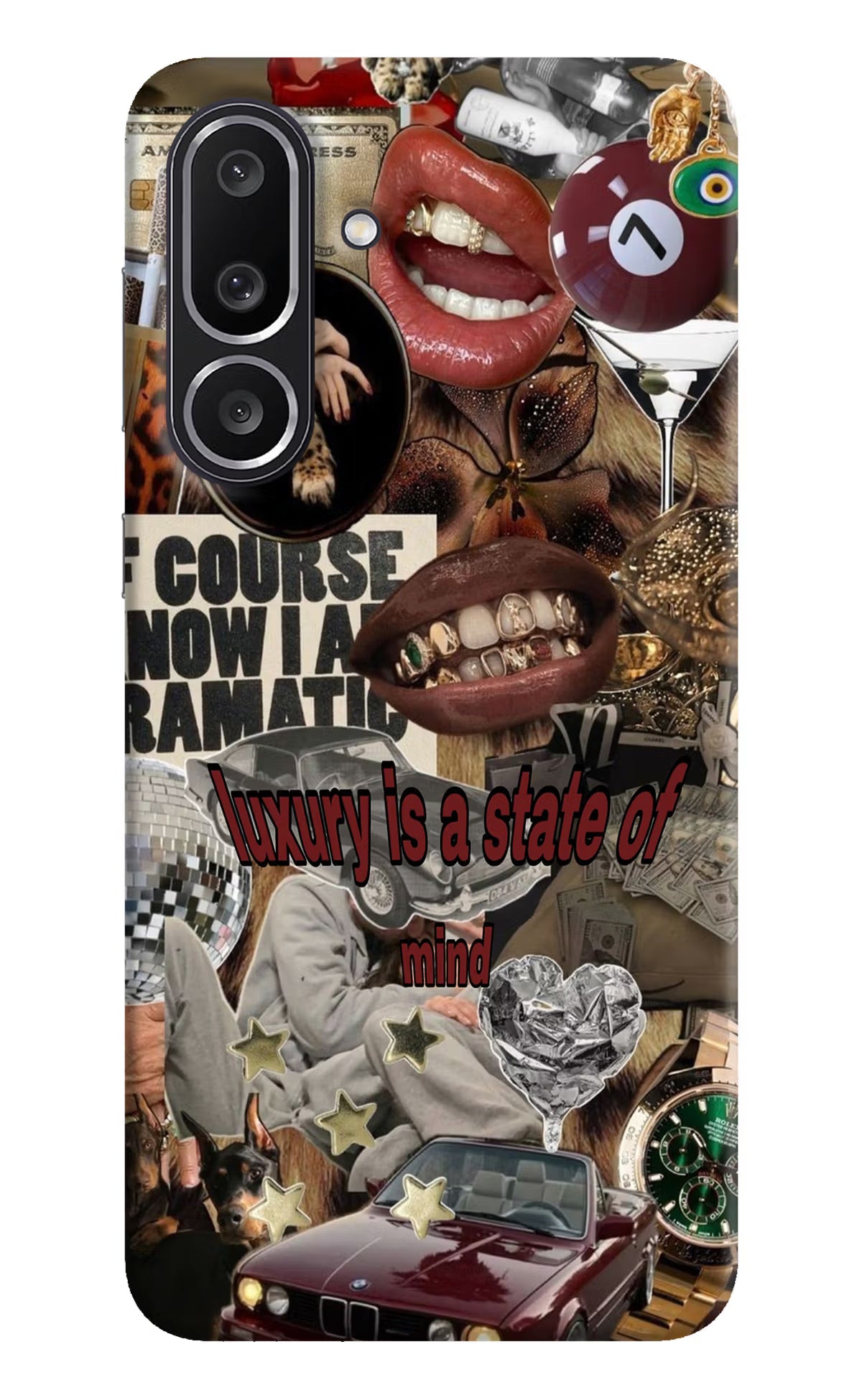 Luxury Samsung M56 5G Hard Case Back Cover by Casekaro